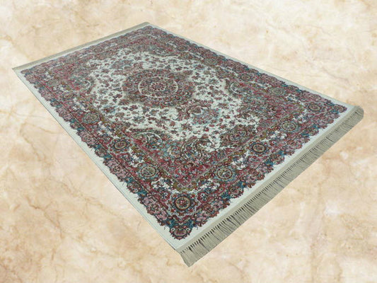 ペルシャ絨毯 カーペット ラグ 50万ノット ウィルトン織り 機械織り ペルシャ絨毯の本場 イラン イスファハン産デザイン 大型サイズ:300cm×200cm 【本物保証】【高品質】【送料無料】