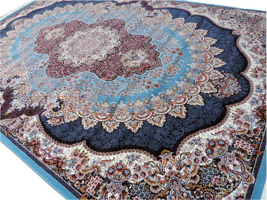 ペルシャ絨毯 カーペット ラグ 80万ノット ウィルトン織り 機械織り ペルシャ絨毯の本場 イラン 大型サイズ:300cm×200cm 【本物保証】【高品質】【送料無料】