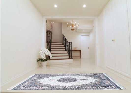 ペルシャ絨毯 カーペット ラグ 63万ノット ウィルトン織り 機械織り ペルシャ絨毯の本場 イラン 中型サイズ:225cm×150cm 【本物保証】【高品質】【送料無料】