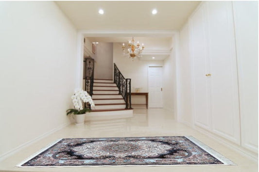 ペルシャ絨毯 カーペット ラグ 63万ノット ウィルトン織り 機械織り ペルシャ絨毯の本場 イラン 中型サイズ:225cm×150cm 【本物保証】【高品質】【送料無料】