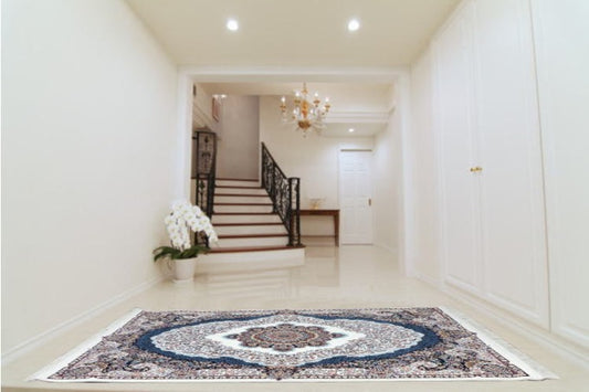 ペルシャ絨毯 カーペット ラグ 63万ノット ウィルトン織り 機械織り ペルシャ絨毯の本場 イラン 中型サイズ:225cm×150cm 【本物保証】【高品質】【送料無料】