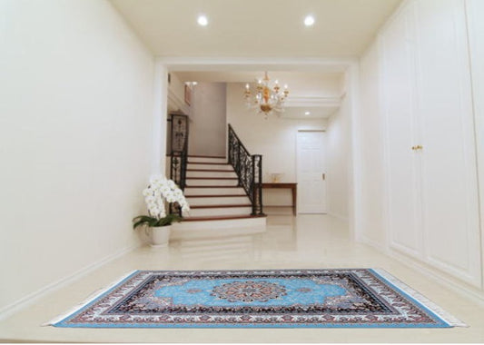 ペルシャ絨毯 カーペット ラグ 63万ノット ウィルトン織り 機械織り ペルシャ絨毯の本場 イラン 中型サイズ:225cm×150cm 【本物保証】【高品質】【送料無料】