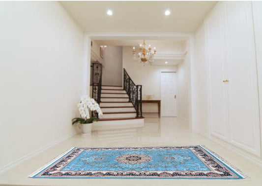 ペルシャ絨毯 カーペット ラグ 63万ノット ウィルトン織り 機械織り ペルシャ絨毯の本場 イラン 中型サイズ:225cm×150cm 【本物保証】【高品質】【送料無料】