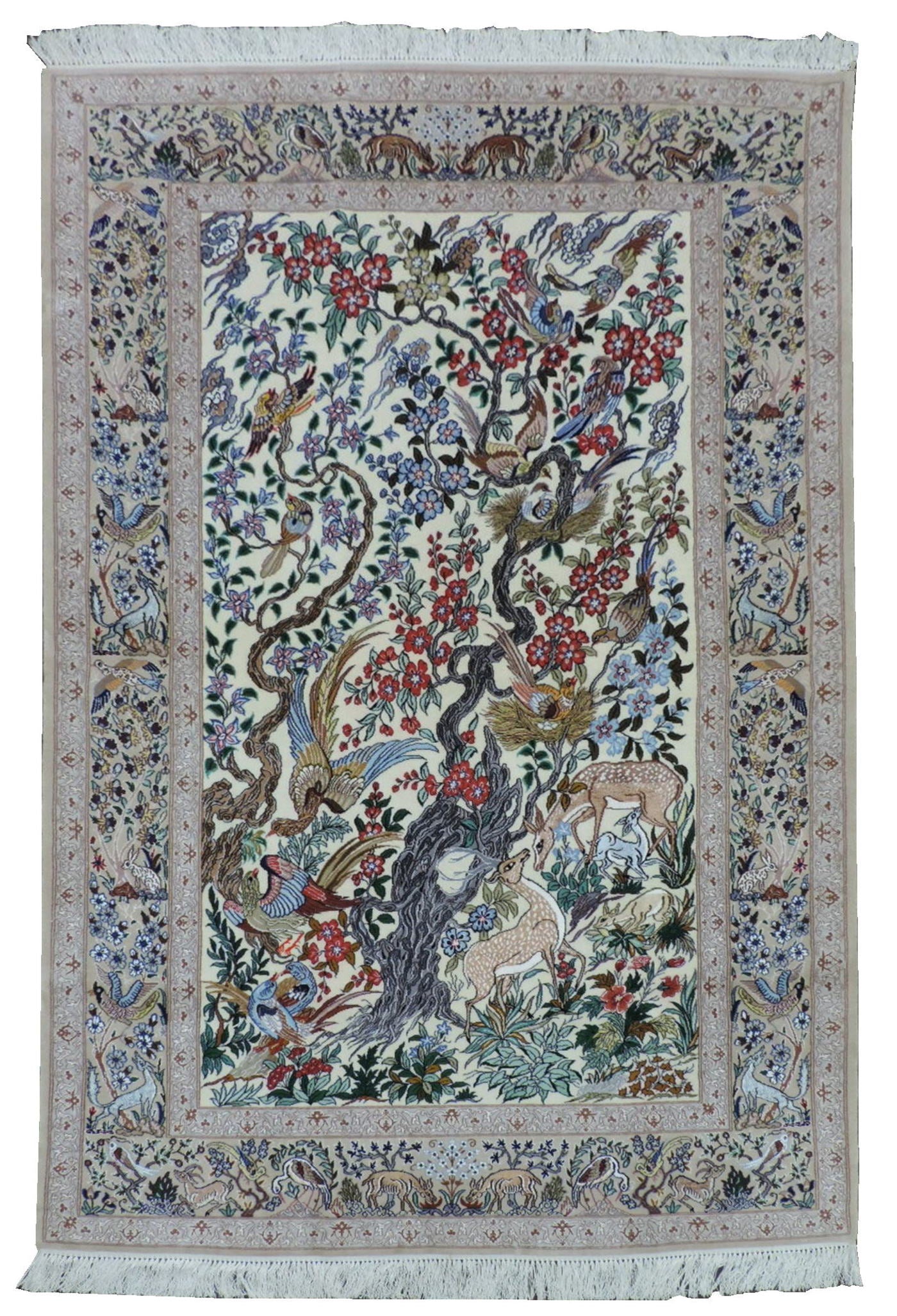 手織り ペルシャ絨毯：中型サイズ – JAHAN